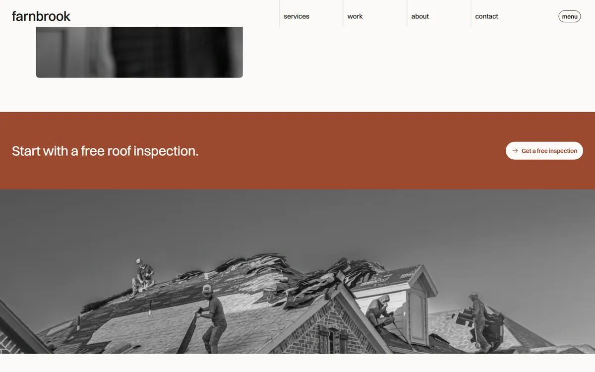 Getting in touch, on the live site