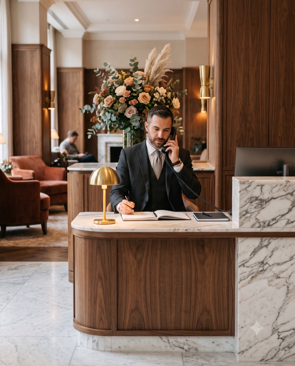 Hotel lobby